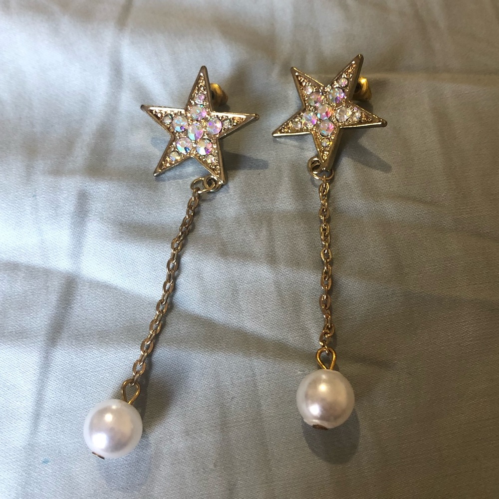 Star Drop Earrings
